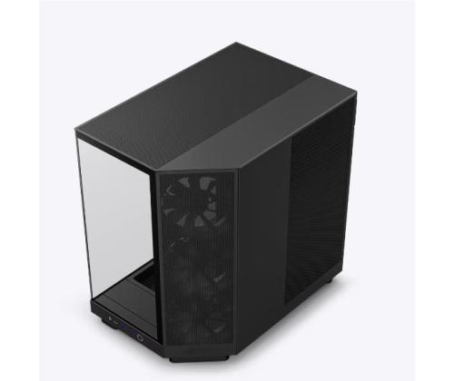 Kotelo NZXT H6 Flow MidiTower Ei sisälly ATX MicroATX MiniITX Väri Musta CC-H61FB-01