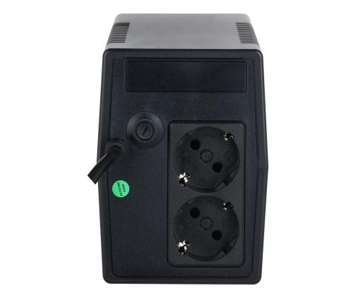 UPS DAHUA 600 W 1 kVA Aaltomuotoinen sini/puhdas sini Line-interaktiivinen musta PFM3350-1000