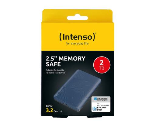 Ulkoinen kiintolevy INTENSO 2000 GB Väri Sininen 6029585