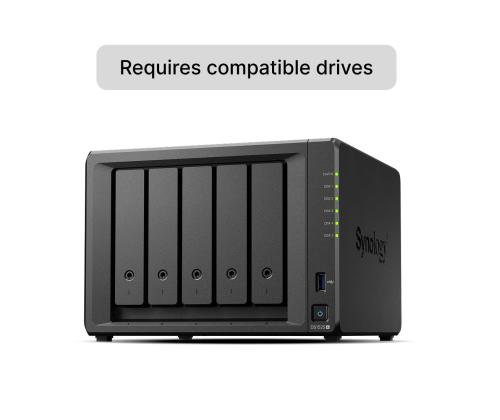 NAS-TALLENNUSTORNI 5VÄYLÄINEN 2XM.2/NO HDD USB3 DS1525+ SYNOLOGIA