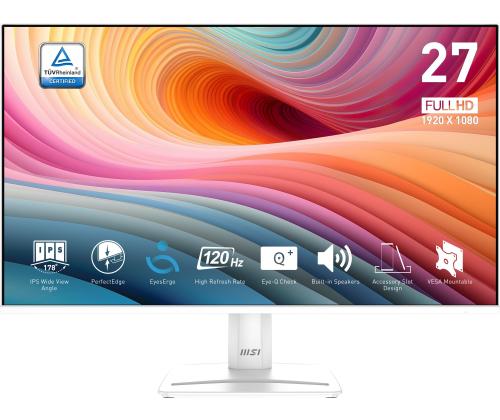 LCD-näyttö MSI PRO MP275W E2 27" Business 1920x1080 16:9 120 ?? 1 ms Kaiuttimet PROMP275WE2