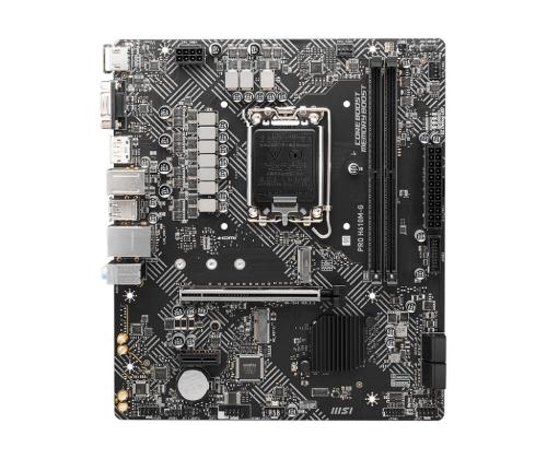 Emolevy MSI Intel H610 LGA 1700 micro ATX RAM DDR5-SDRAM 2xSlots 1xPCI Express x1 lähtö 1xPCI Express x1 lähtö 1xPCI Express x1 lähtö 1xPCI..