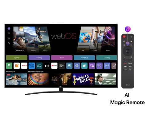 Televisio LG 86" 4K/Smart 3840x2160 Langaton LAN Bluetooth webOS Musta 86NANO81A3A