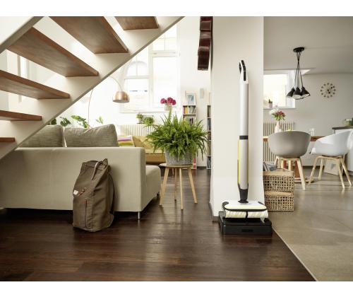 Pölynimuri KARCHER Dry&wet Sähköluuta Valkoinen/Musta/Keltainen Pussiton Akku 4,3 kg 1.055-701.0