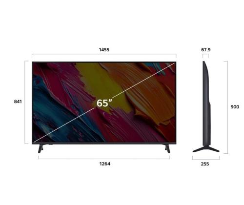 Televisio LG 65 " 4K Ultra HD 3840 x 2160 pikseliä Flat 16:9 QNED 65QNED70A6A LG 65 " 4K Ultra HD 3840 x 2160 pikseliä Flat 16:9 QNED 65QNED70A6A