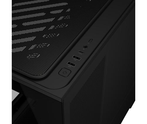 Kotelo ASUS micro ATX/Mini-ITX Musta Midi Tower PC Prime AP202 ARGB PRIMEAP202TG PRIMEAP202TG