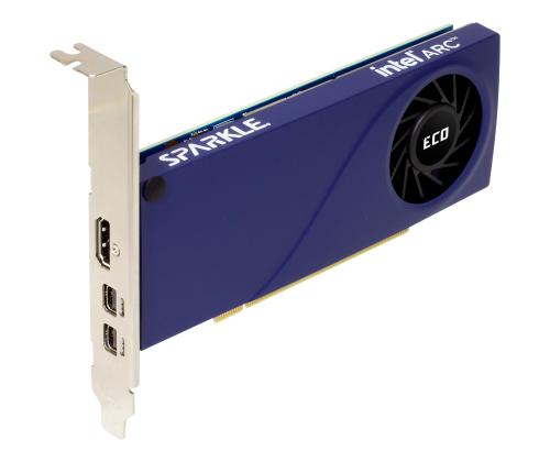 Näytönohjain SPARKLE Intel Arc A310 4 GB GDDR6 PCIE 4.0 8x Single Slot tuuletin 1xHDMI 2xMini..