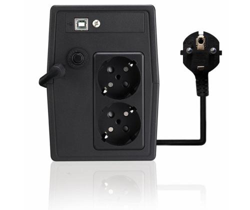 UPS TECNOWARE 840 wattia 1200 VA Aaltomuoto tyyppi Muokattu siniaalto LineInteractive vaihe 1 vaihe..