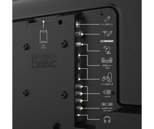 Televisio THOMSON 43 " 4K Ultra HD 1920 x 1080 pikseliä Flat 16:9 LED 43FD2S13 LED 43FD2S13