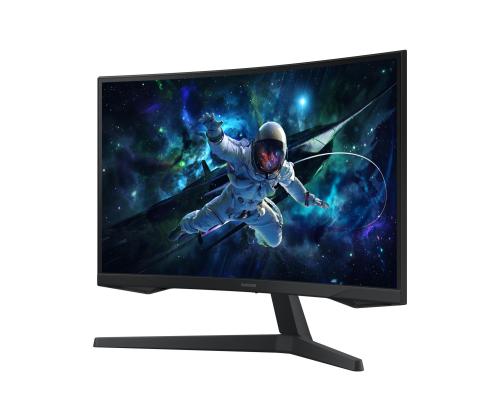 LCD-monitori SAMSUNG 27 " 2560 x 1440 pikseliä Wide Quad HD Native kuvasuhde 16:9 LED Curved..