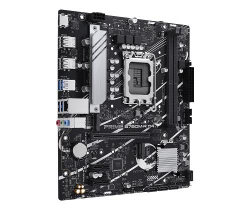 Emolevy ASUS Intel B760 Express LGA1700 Micro-ATX Muisti DDR4 Muistipaikat 2 2xPCI-Express 4.0 1x..