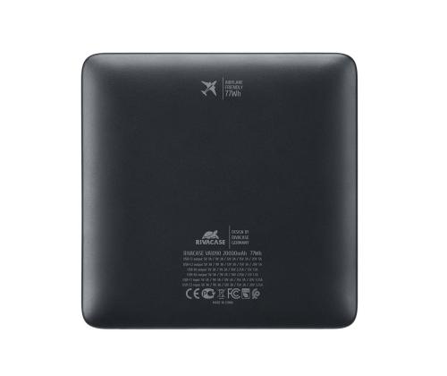 VIRTALÄHDE USB 20000MAH/VA1090 RIVACASE
