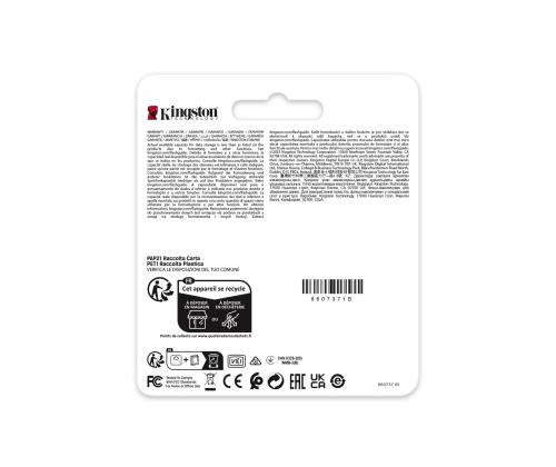 MUISTI SDHC 8GB C10/SDIT/8GB KINGSTON