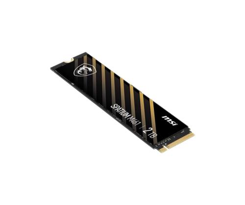 SSD MSI SPATIUM M461 2TB M.2 PCIE NVMe 3D NAND Kirjoitusnopeus 4200 Mt/s Lukunopeus 5000 Mt/s..