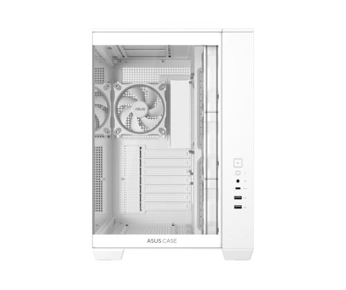 Kotelo ASUS ATX/micro ATX/Mini ITX Valkoinen PC A32 Plus TG ARGB Valkoinen 90DC00S3-B19000