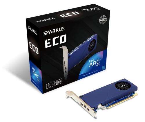 Näytönohjain SPARKLE Intel Arc A310 4 GB GDDR6 PCIE 4.0 8x Single Slot tuuletin 1xHDMI 2xMini..
