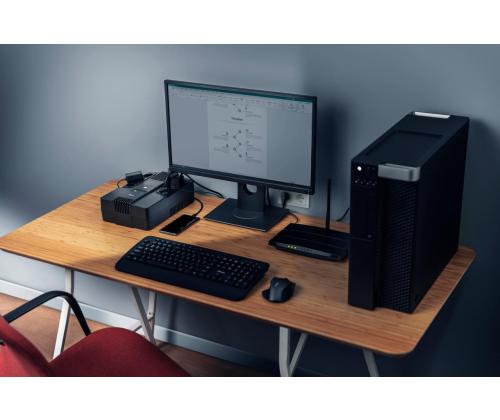 UPS TRUST 800 VA Aaltomuodon tyyppi Simuloitu siniaalto Työpöytä/jalusta 23326