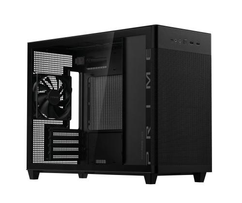 Kotelo ASUS Prime AP201 Karkaistu lasi Micro Ei sisälly MicroATX MiniITX Väri Valkoinen PRIMEAP201TG PRIMEAP201TG