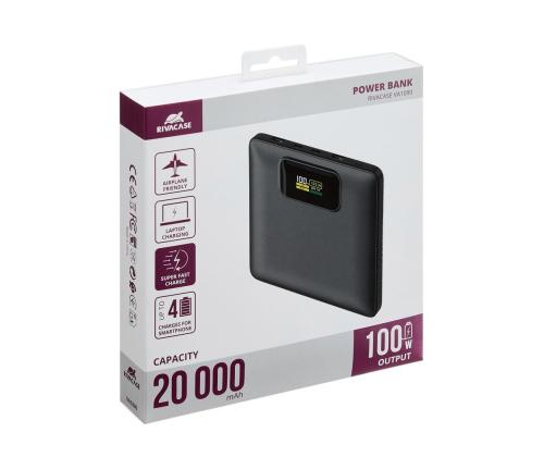 VIRTALÄHDE USB 20000MAH/VA1090 RIVACASE