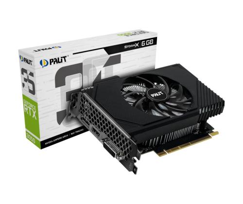 Näytönohjain PALIT NVIDIA GeForce GeForce RTX 3050 1042 MHz 6 GB GDDR6 96 bit PCI Express 4.0 Active..