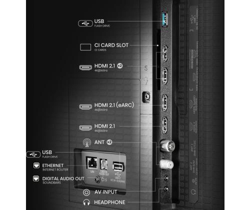 TV-sarja HISENSE 100 " 4K Ultra HD 3840 x 2160 pikseliä Flat 16:9 ULED 100U7Q 100U7Q