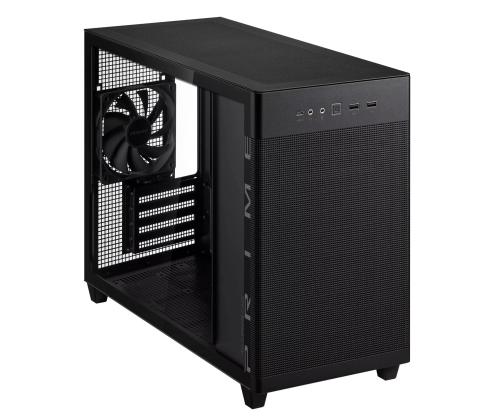 Kotelo ASUS Prime AP201 Karkaistu lasi Micro Ei sisälly MicroATX MiniITX Väri Valkoinen PRIMEAP201TG PRIMEAP201TG