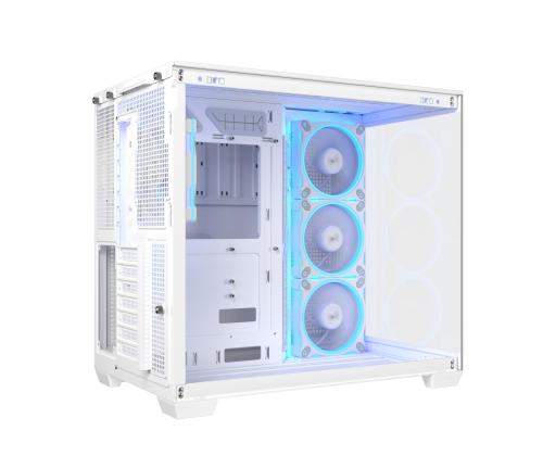 Kotelo ASUS ATX/micro ATX/Mini ITX Valkoinen PC A32 Plus TG ARGB Valkoinen 90DC00S3-B19000