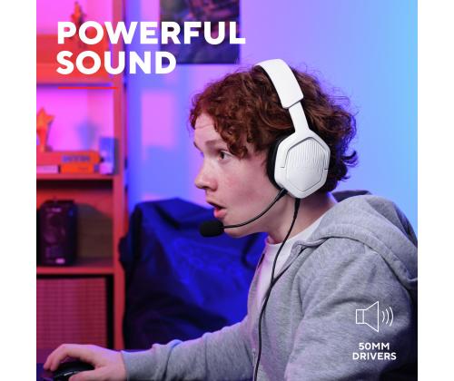 KUULOKKEET GXT492W CARUS/WHITE 25448 LUOTTAMUS