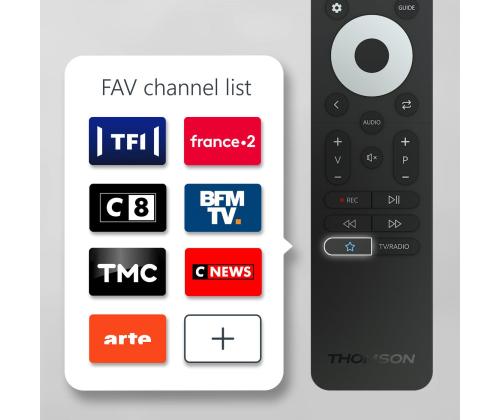 Televisio THOMSON 43 " 4K Ultra HD 1920 x 1080 pikseliä Flat 16:9 LED 43FD2S13 LED 43FD2S13