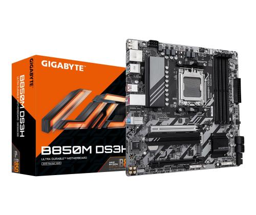 Emolevy GIGABYTE AMD B850 Socket AM5 micro ATX RAM DDR5-SDRAM 4xSlotit 2xM.2 (M) -paikkojen määrä...