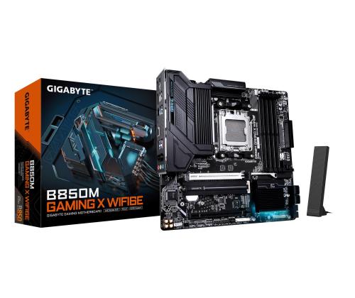 Emolevy GIGABYTE AMD B850 Socket AM5 micro ATX RAM DDR5-SDRAM 4xSlots Wi-Fi Kyllä Bluetooth Kyllä..