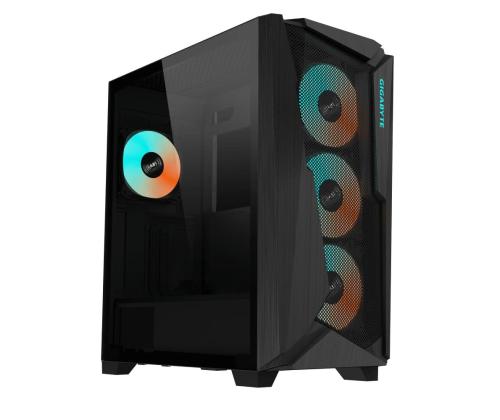 Kotelo GIGABYTE C301G V2 BLACK MidiTower Kotelo tuotteen ominaisuudet Läpinäkyvä paneeli Ei sisälly ATX..
