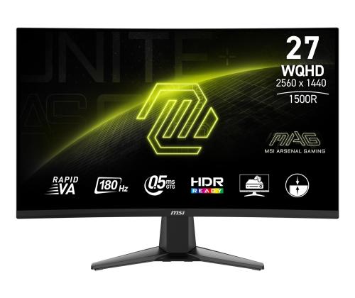 LCD-monitori MSI 27 &;quot; 2560 x 1440 pikseliä Quad HD Native kuvasuhde 16:9 LCD Curved MAG27CQ6F