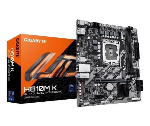 Emolevy GIGABYTE Intel H810 LGA1851 Micro-ATX Muisti DDR5 Muistipaikat 2 H810MK1.0