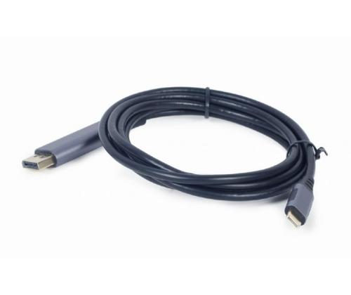 KAAPELI USB-C JA DP 1.8M/HARMAA CC-USB3C-DPF-01-6 GEMBIRD