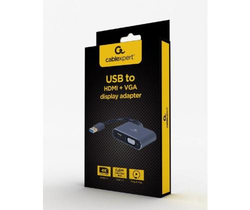 I/O-SOVITIN USB3 HDMI/VGA/HARMAA A-USB3-HDMIVGA-01 GEMBIRD