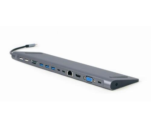I/O-SOVITIN USB-C HDMI/USB3/9IN1 A-CM-COMBO9-01 GEMBIRD
