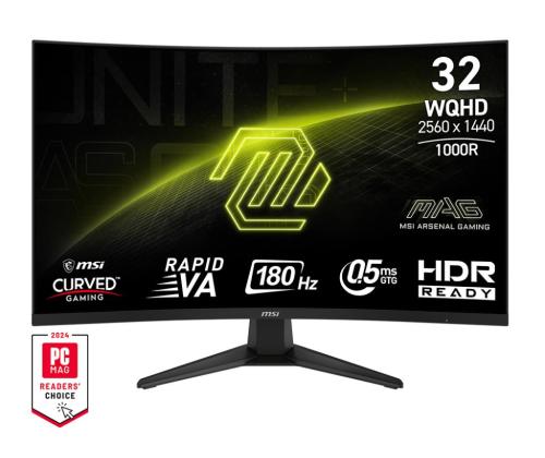 LCD-monitori MSI MAG 325CQF 31.5&amp;quot; Gaming/Curved Panel VA 2560x1440 16:9 180Hz 0.5 ms MAG325CQF