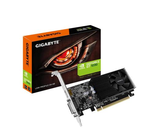 Näytönohjain GIGABYTE NVIDIA GeForce GT 1030 2 GB 64 bit PCIE 3.0 16x GDDR4-muisti 2100 MHz GPU...