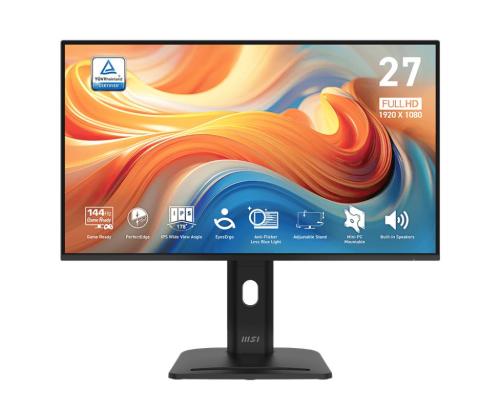 LCD-näyttö MSI PRO MP275PG E14 27&amp;quot; Business Panel IPS 16:9 144 Hz 1 ms Kaiuttimet PROMP275PGE14