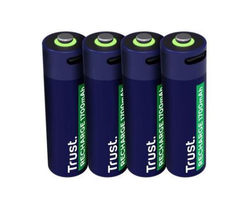 AKKU RECH. LI-ION AA 1.5V/1700MAH USB-C 4P 25631 LUOTTAMUS