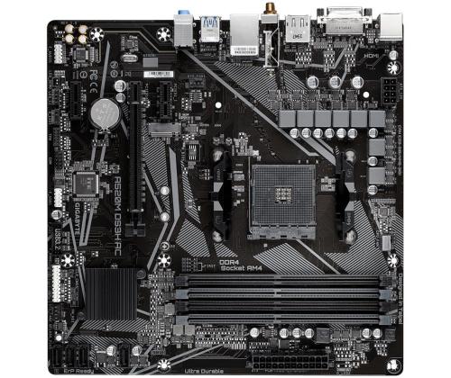 Emolevy GIGABYTE AMD A520 SAM4 Micro-ATX Muisti DDR4 Muistikorttipaikat 4 A520MDS3HAC1.4