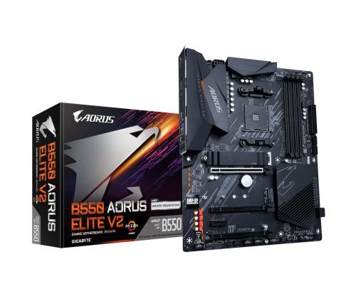 Emolevy GIGABYTE AMD B550 SAM4 ATX Muisti DDR4 Muistipaikat 4 1xPCI-Express 16x 2xPCI-Express 3.0..