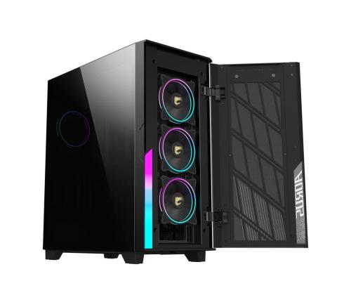 Kotelo GIGABYTE AORUS C500 GLASS MidiTower Ei sisälly ATX EATX MicroATX MiniITX Väri Musta AC500G