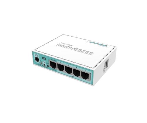 NET REITITIN 10/100/1000M 5PORT/HEX RB750GR3 MIKROTIK