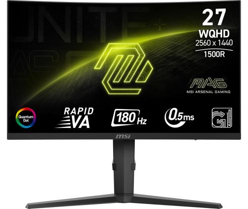 LCD-monitori MSI MAG 275CQRF QD E2 27&amp;quot; Gaming/Curved Kääntyvä Korkeussäädettävä kallistus Matta paneeli VA..
