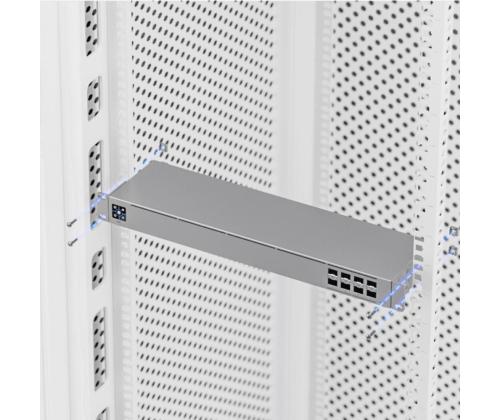 Kytkin UBIQUITI USW-Aggregation tyyppi L2 Rack 1U 8xSFP+ 8 USW-AGGREGATION
