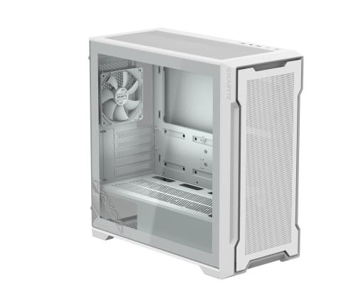 Kotelo GIGABYTE GB-C102GI MidiTower Case tuotteen ominaisuudet Läpinäkyvä paneeli Ei sisälly MicroATX..