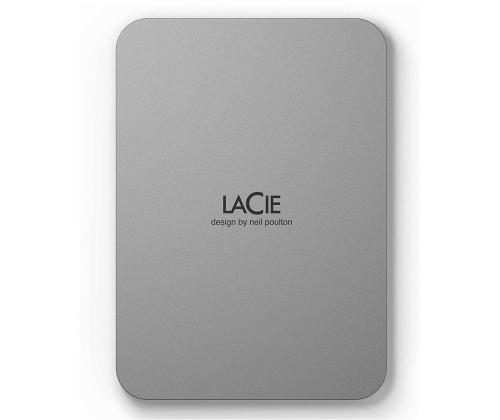 Ulkoinen HDD LACIE Mobile Drive 2TB USB-C Color hopea STLP2000400