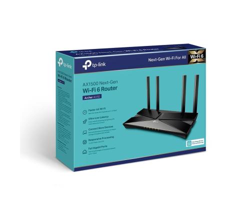 Langaton reititin TP-LINK langaton reititin 1500 Mbps Wi-Fi 6 IEEE 802.11a IEEE 802.11 b/g IEEE 802.11n...